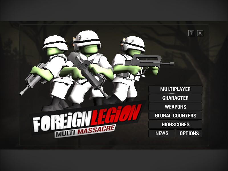 Foreign Legion: Multi Massacre Title Screen
